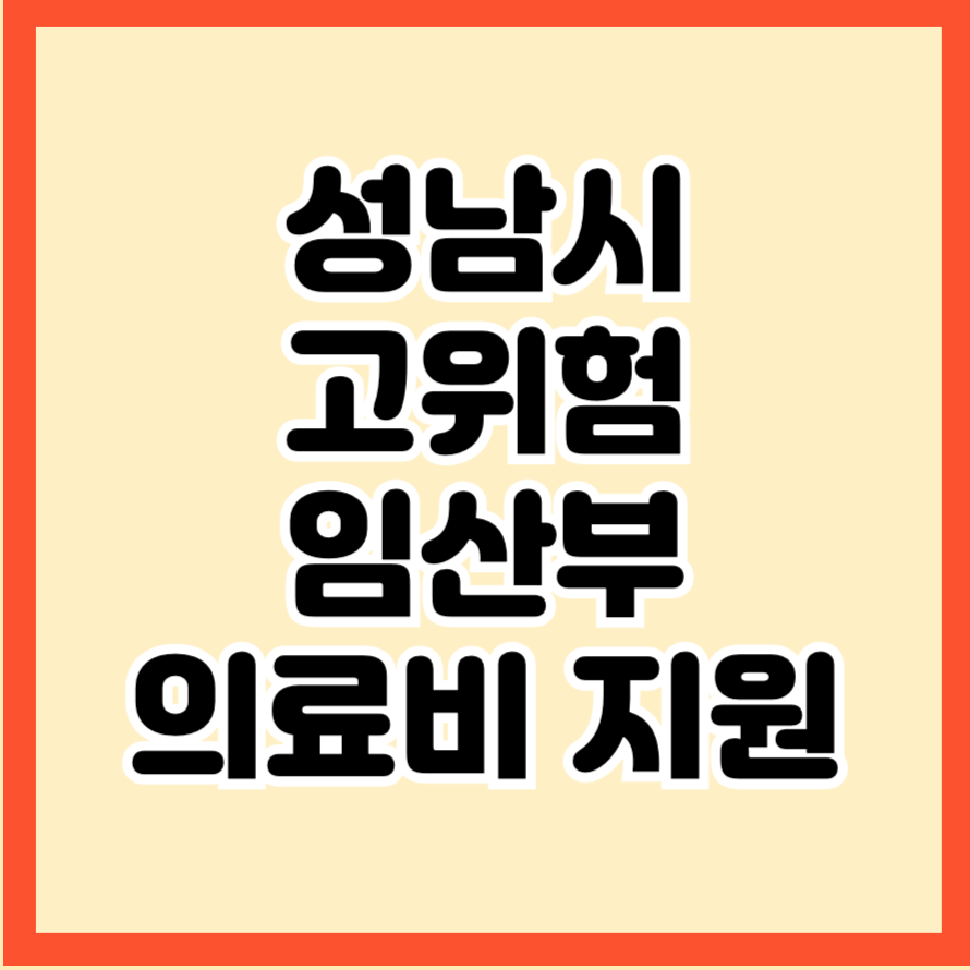 고위험 임산부