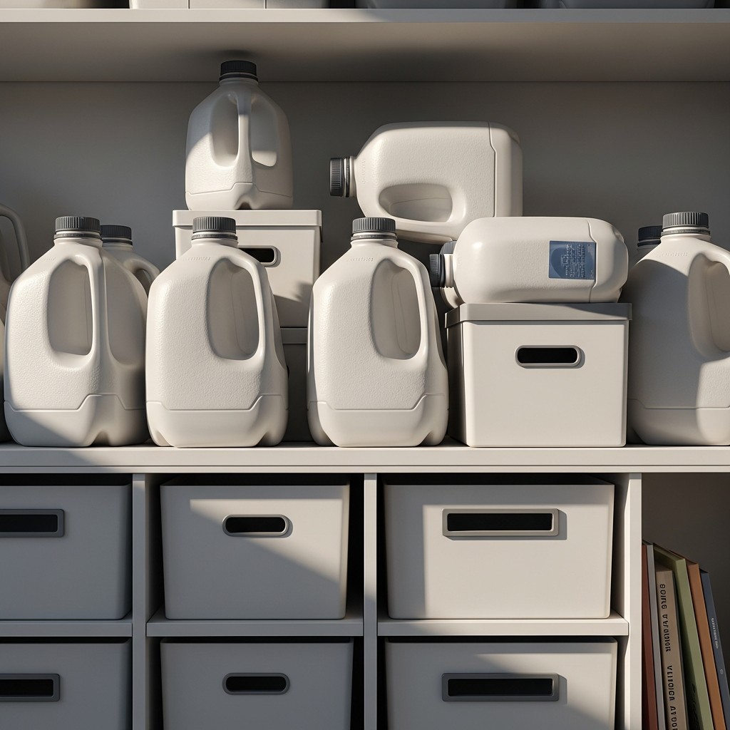 우유통 서랍형 수납함 정리