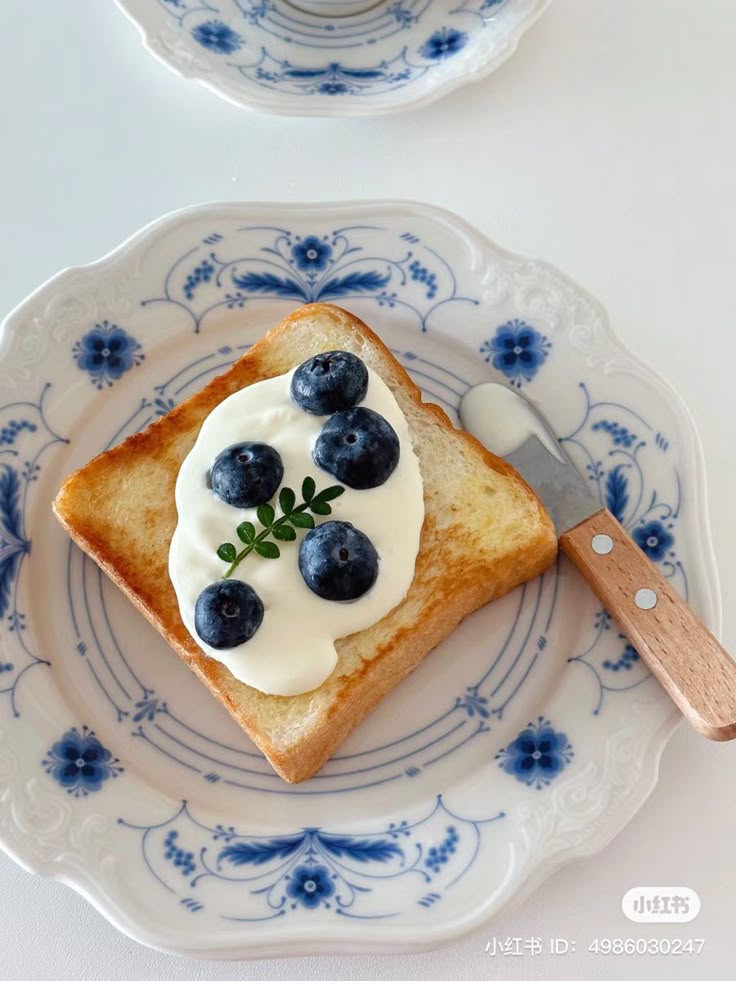 블루베리를 활용한 요리사진