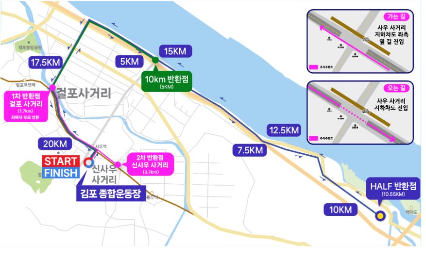 제12회 김포한강마라톤대회 신청 방법