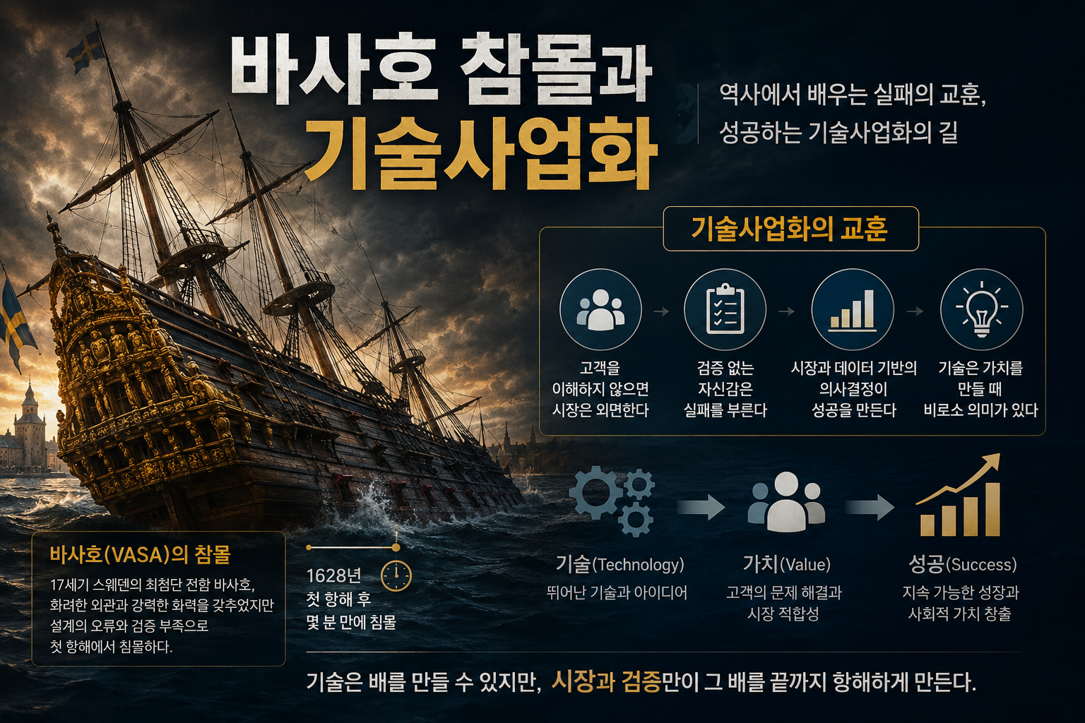 바사호의 침몰과 기술사업화 교훈