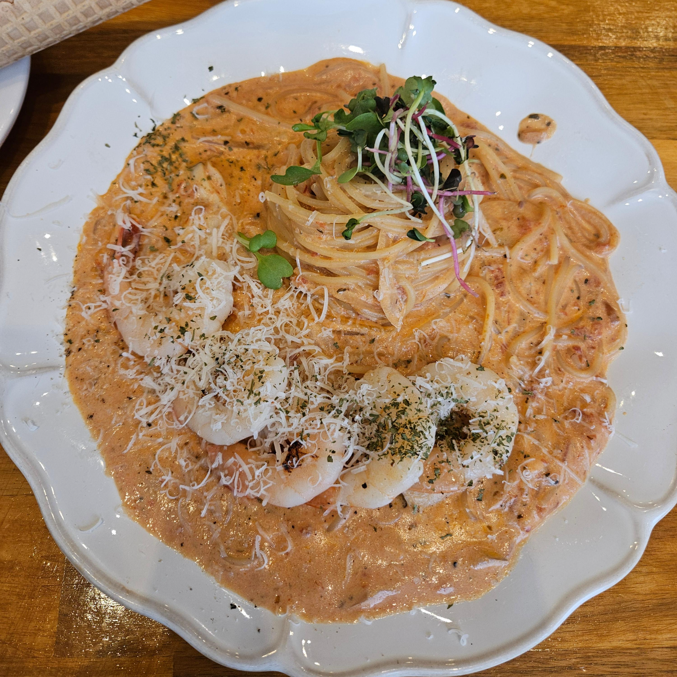 무등산호랭이 / 새우로제파스타