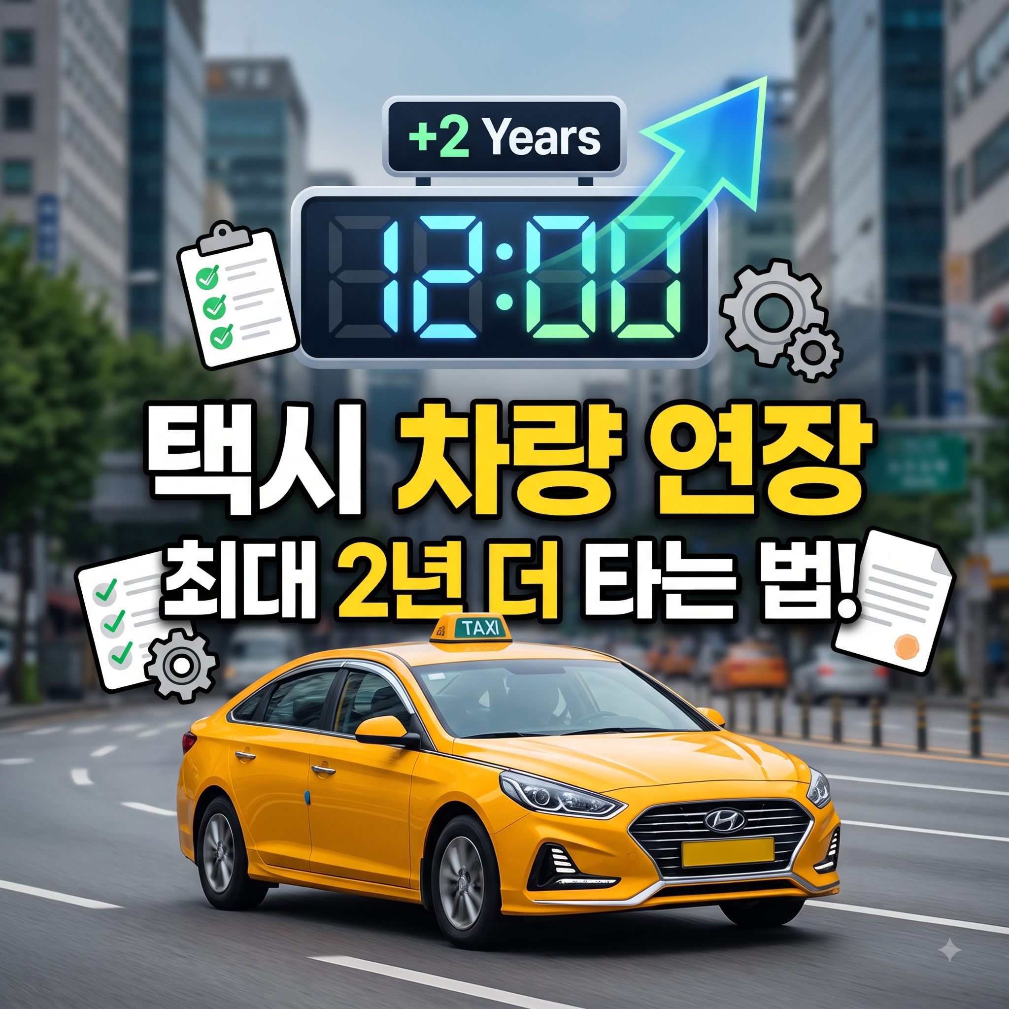 택시차량연장기간 총정리: 개인&middot;법인택시 차령 제한과 연장 신청 방법