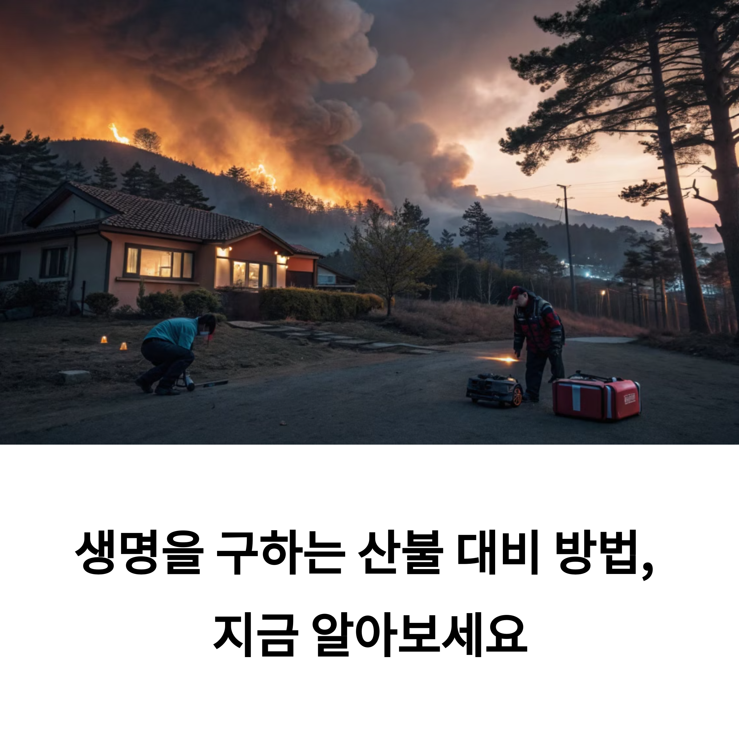 산불 발생 시 대처법, 당신은 알고 있나요? 생명을 지키는 필수 지식