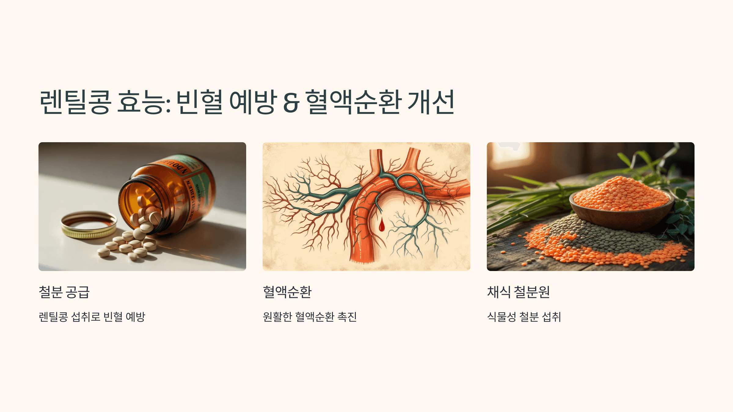 렌틸콩 사진입니다.