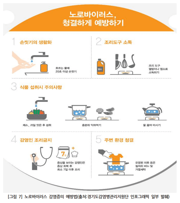 노로바이러스와 장염 비교