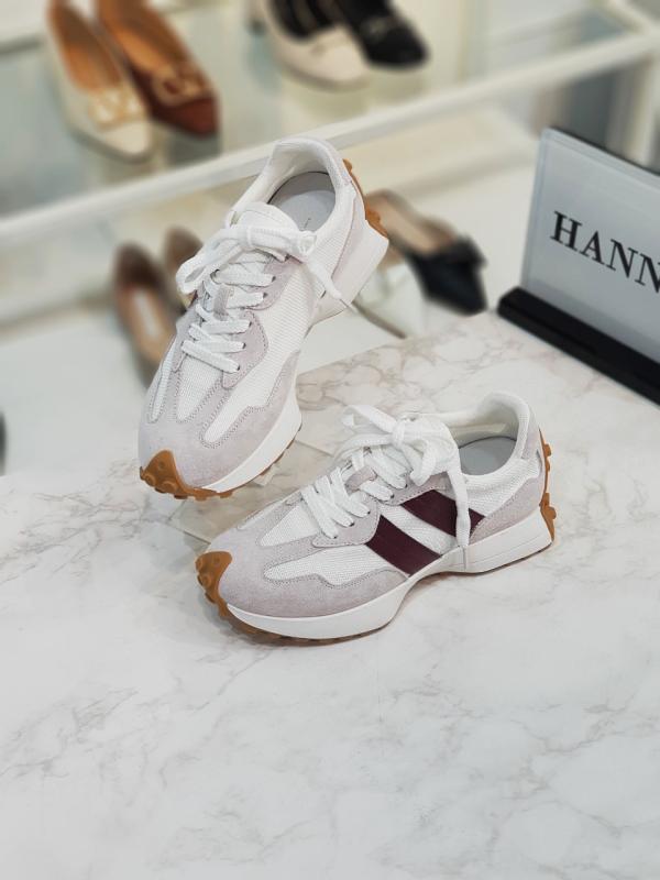 한슈 가죽 레이스업 스니커즈 러닝화 mc HS69196-5