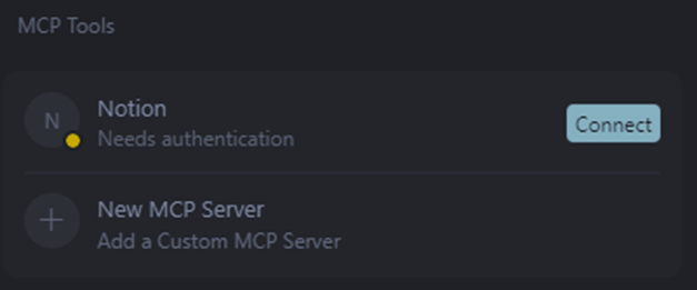 Connect button click
