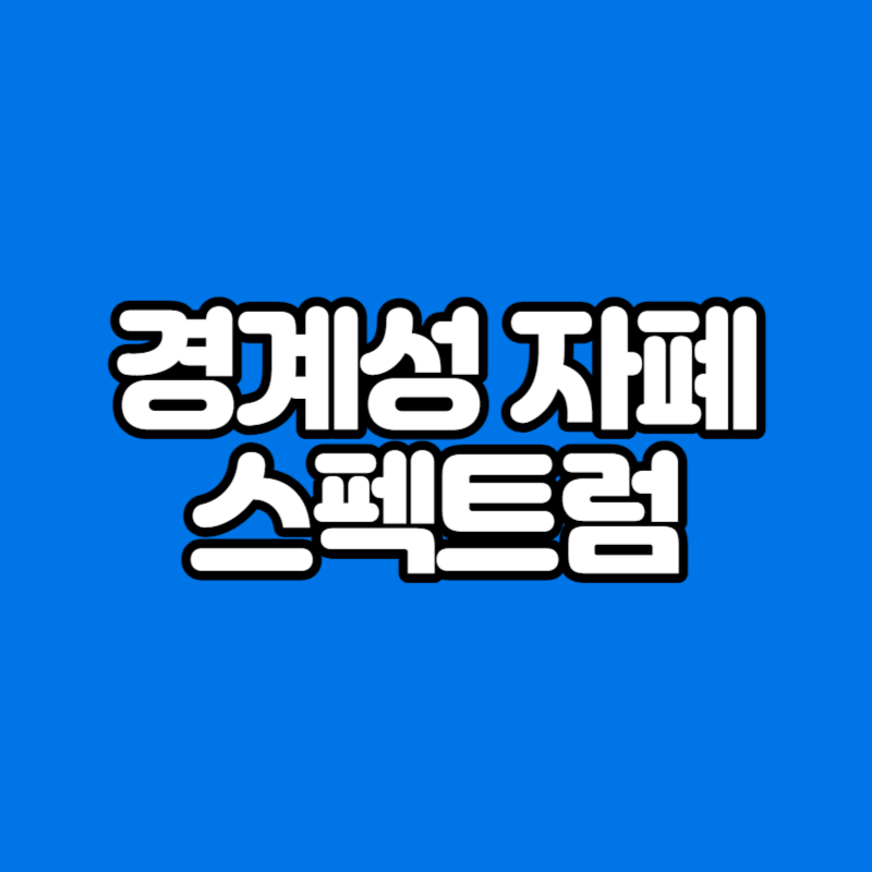 경계성 자폐 스펙트럼