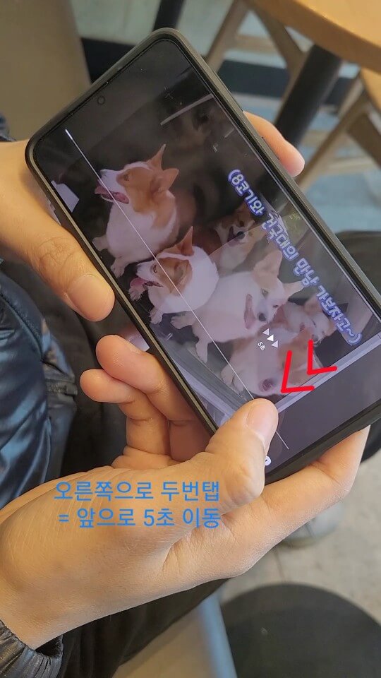 유튜브-빨리감기