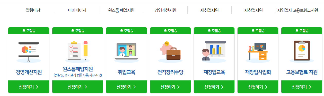 희망지원폐키지 중 원스톱 폐업지원