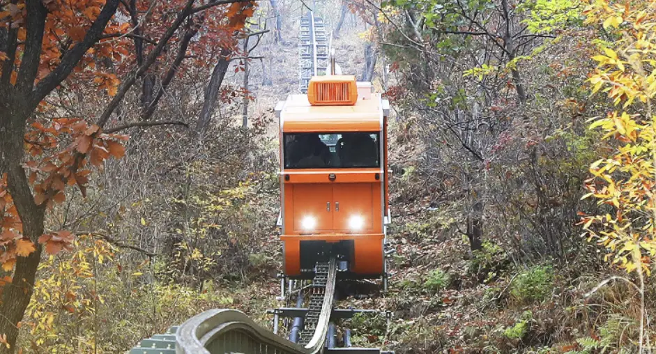 함양 대봉산 모노레일 정면