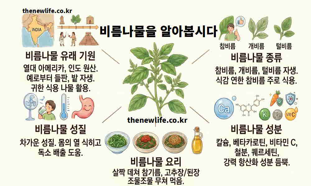 비름나물 효능 기본정보