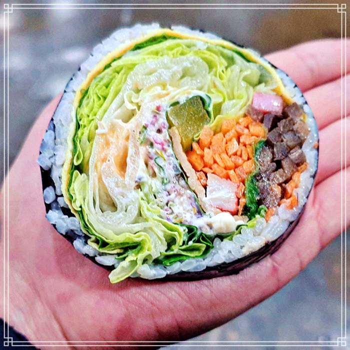 생방송 오늘저녁 수원 연무동 김밥 한 줄 싸는 데 15분! 손바닥 김밥 맛집