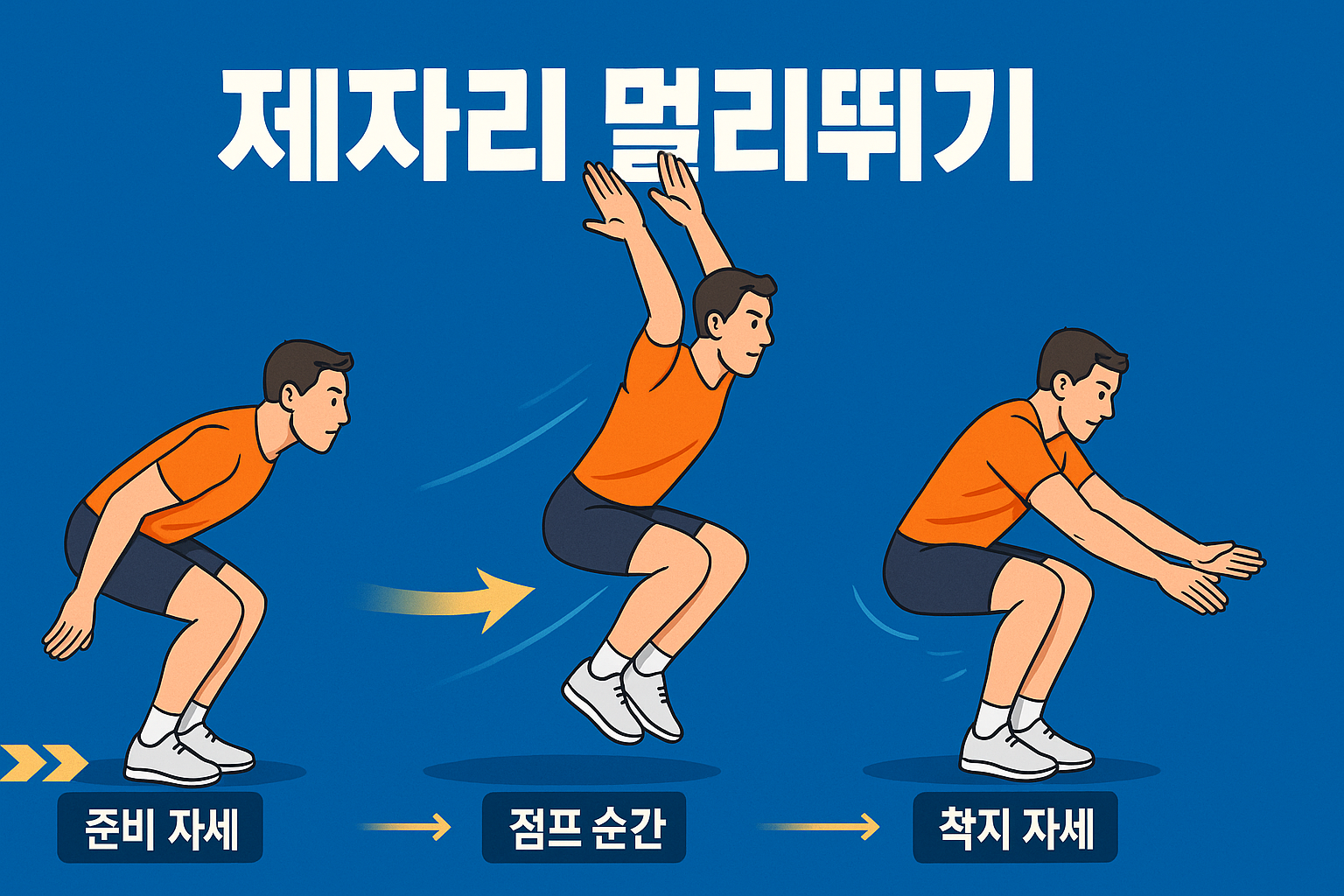 1. 제자리 멀리뛰기 마스터 가이드