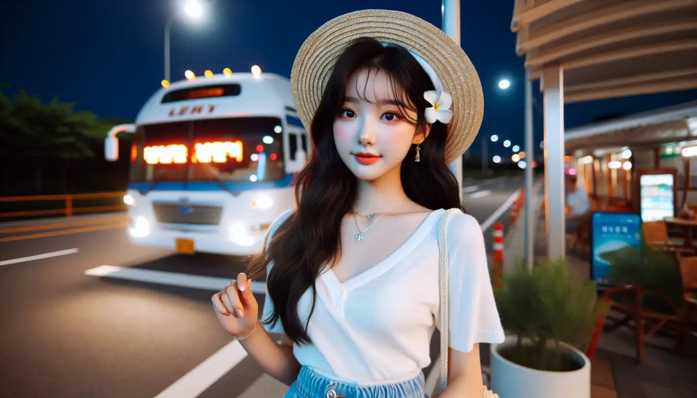 한달살기-지원사업-신청으로-여행하는-여성의-모습