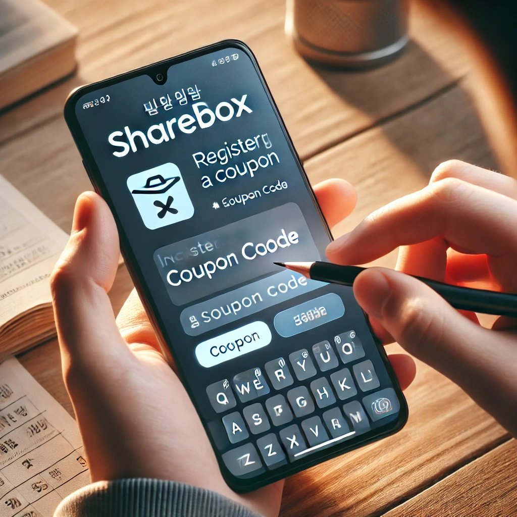 쉐어박스 중복쿠폰 등록방법 · 무료쿠폰 코드 다운로드