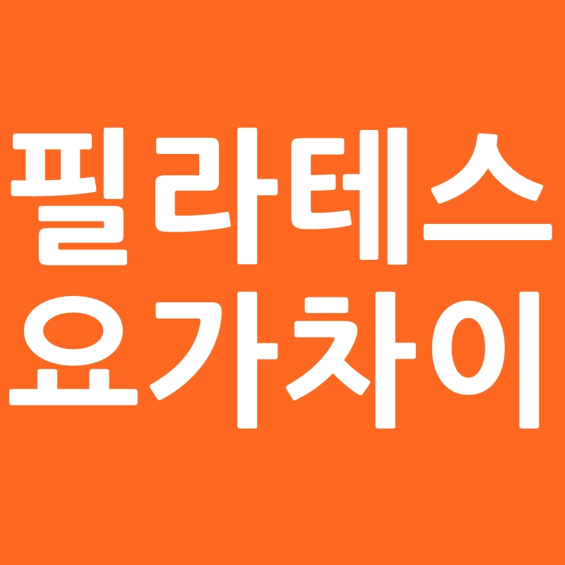 필라테스 요가 차이