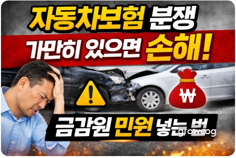자동차보험 분쟁, 가만히 있으면 손해입니다 🚨 금감원 민원 넣는 방법