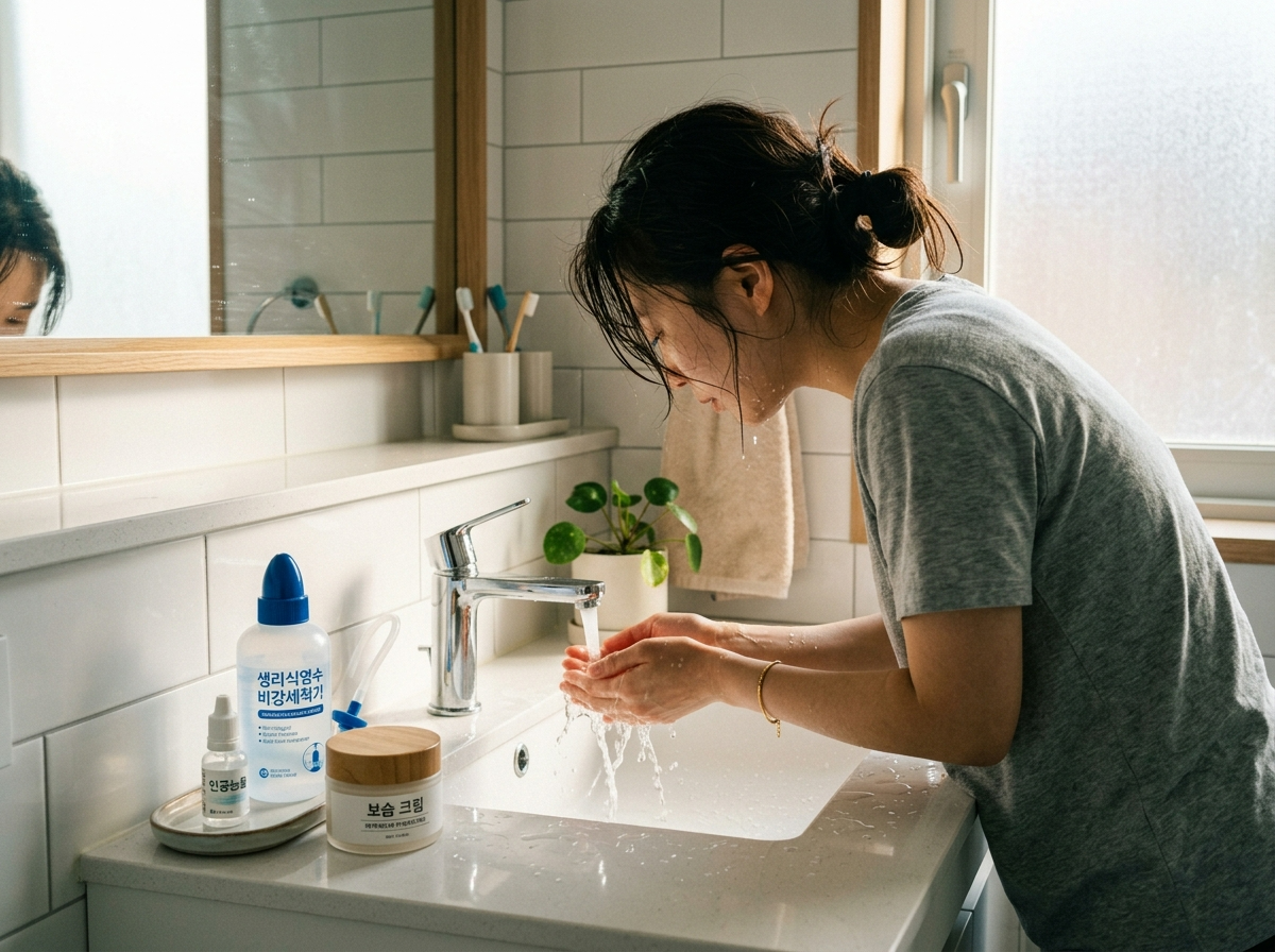 미세먼지 귀가후 루틴, 황사 세안법, 미세먼지 비강세척, 초미세먼지 피부관리, 봄철 피부루틴