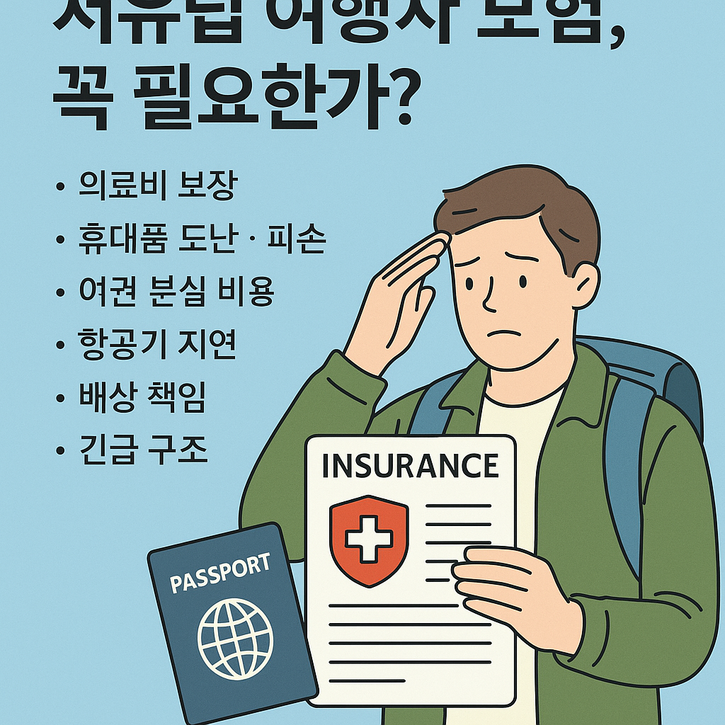 서유럽 여행자 보험 관련 사진