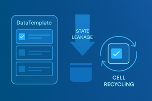 Minimalist MAUI DataTemplate Diagram