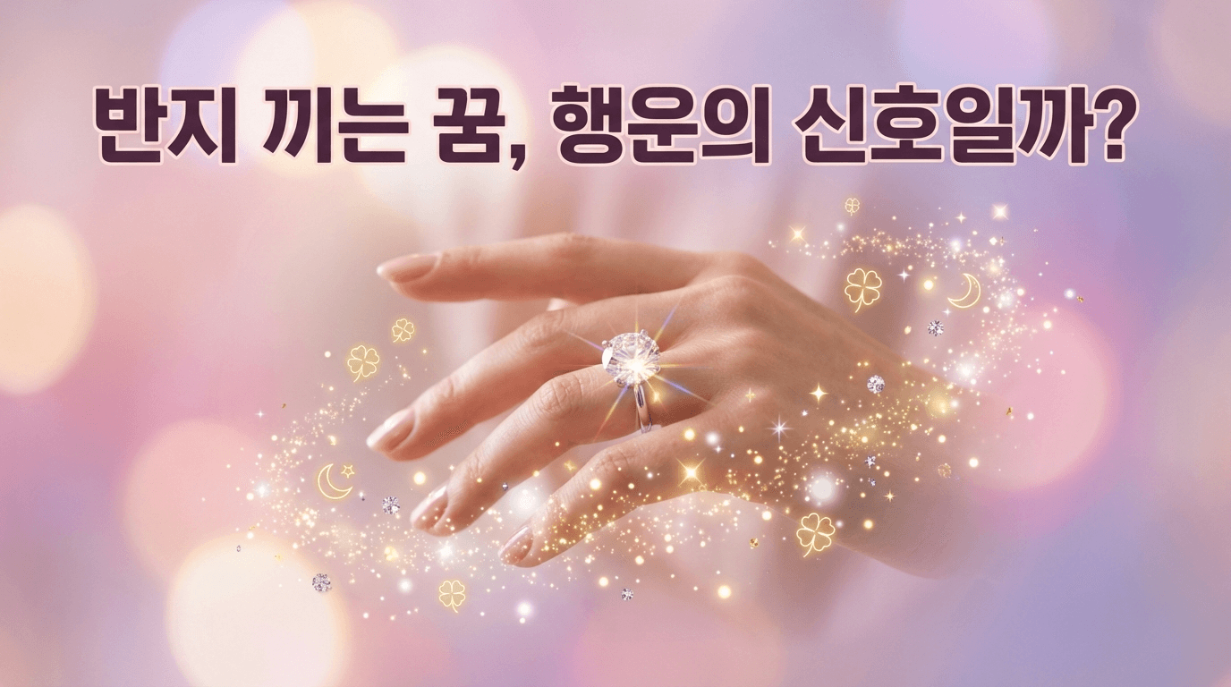 반지 끼는 꿈, 행운의 신호일까? 썸네일