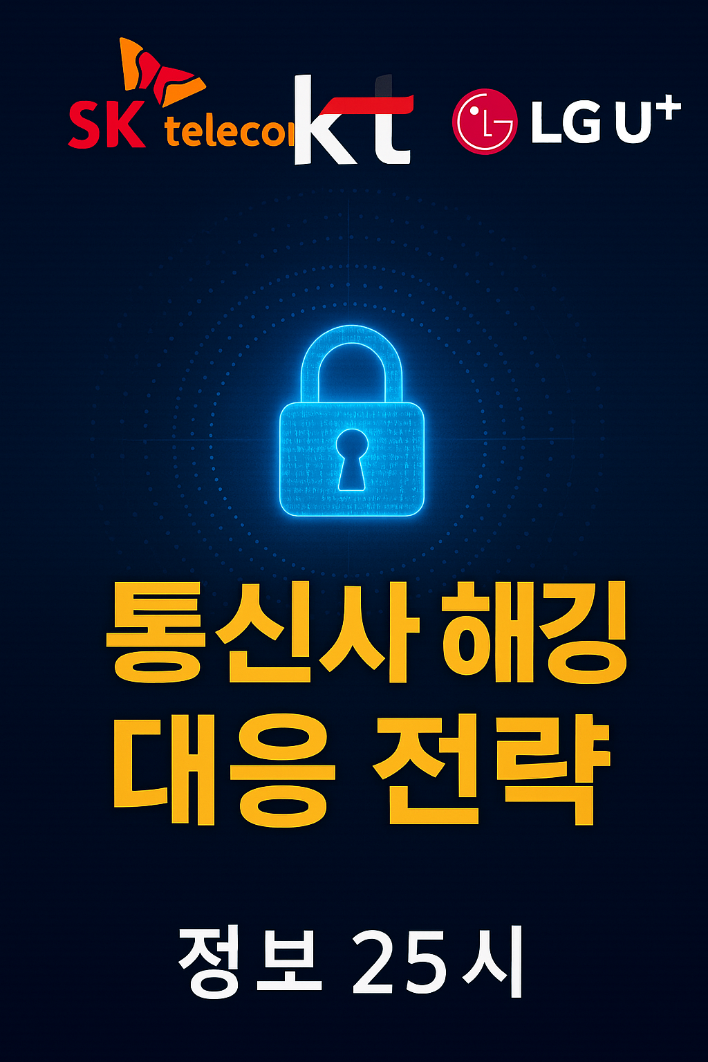 통신사 해킹 실전 대응법 &ndash; SKT&middot;KT&middot;LGU+ 을 나타내는 이미지