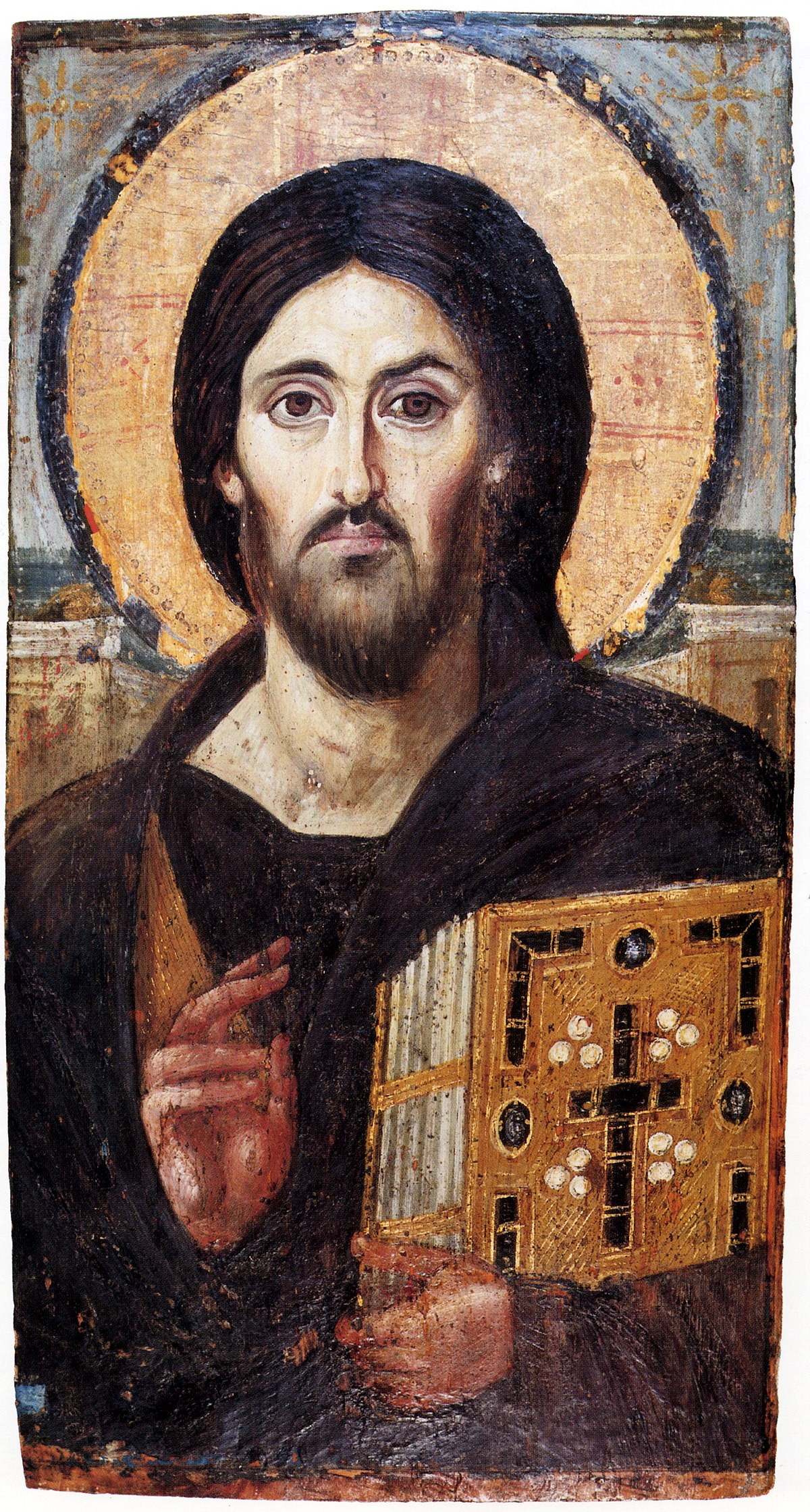 예수 전능자 (Christ Pantocrator) – 시나이 수도원