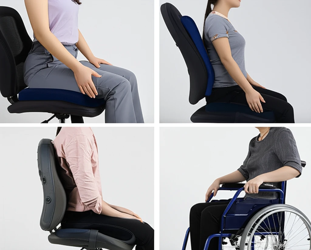 오래 앉아 있다면? 치질 예방 쿠션 ..