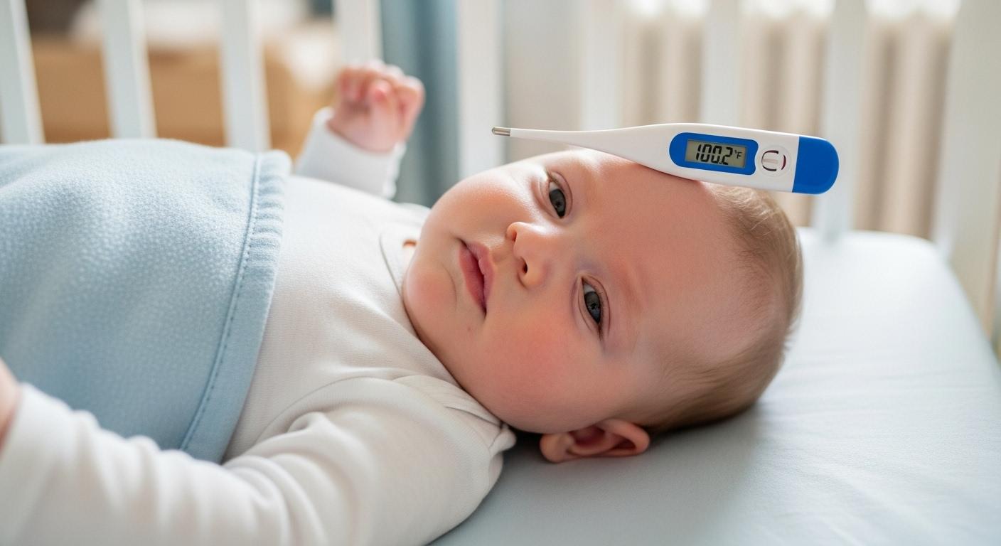 아기 독감 증상 미열