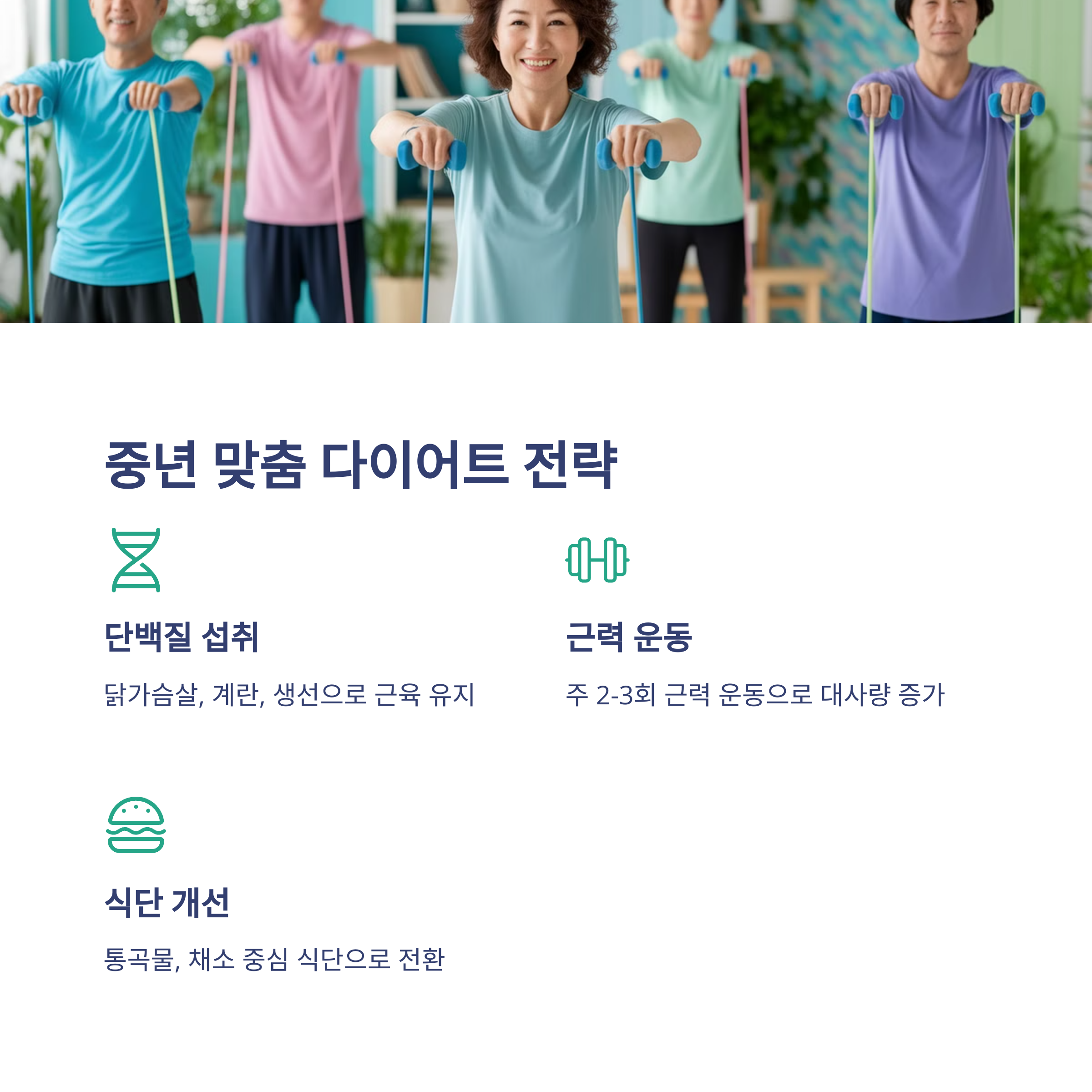 나잇살 빼는 방법 – 40~50대 맞춤 다이어트 전략