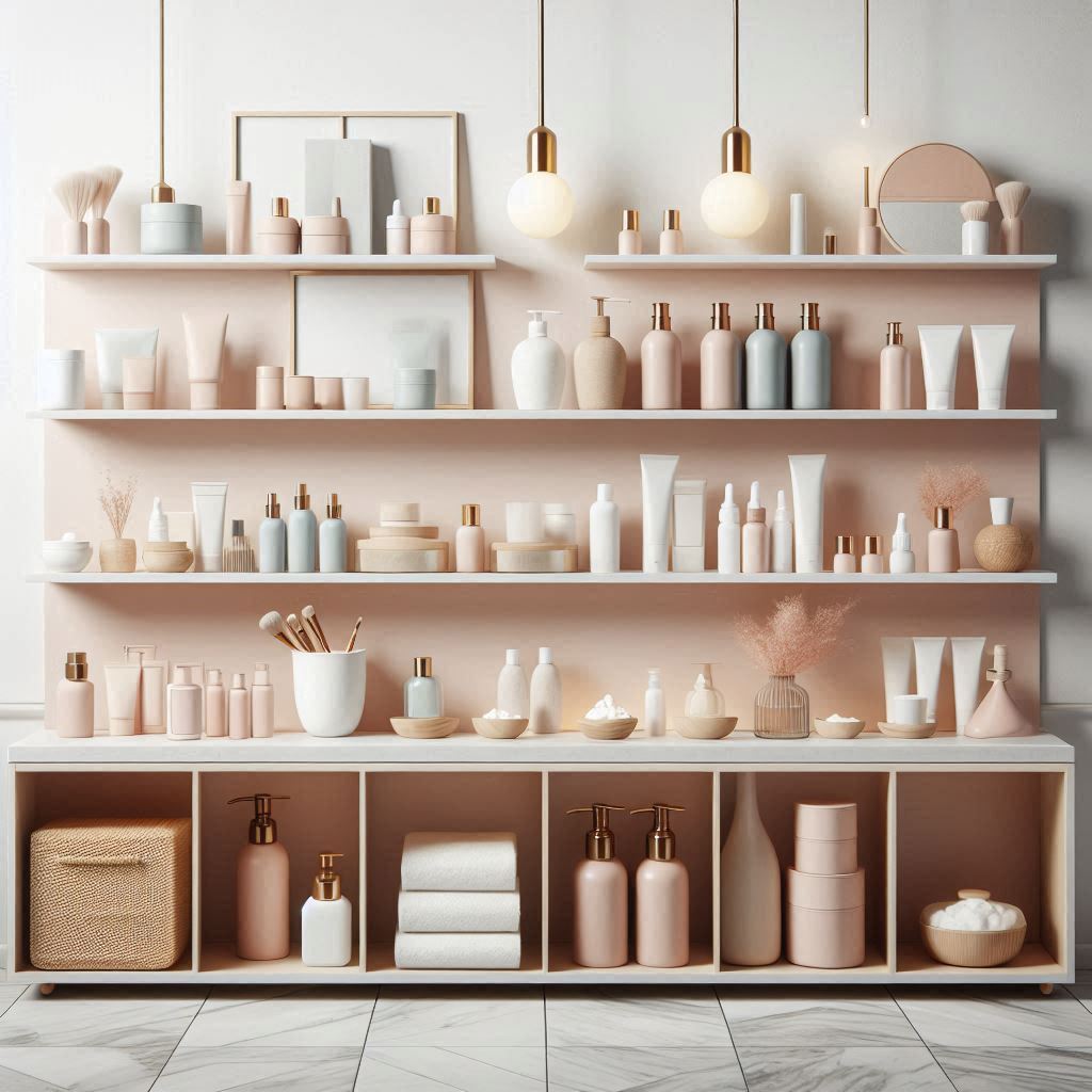 피부,체형관리 샵 배경