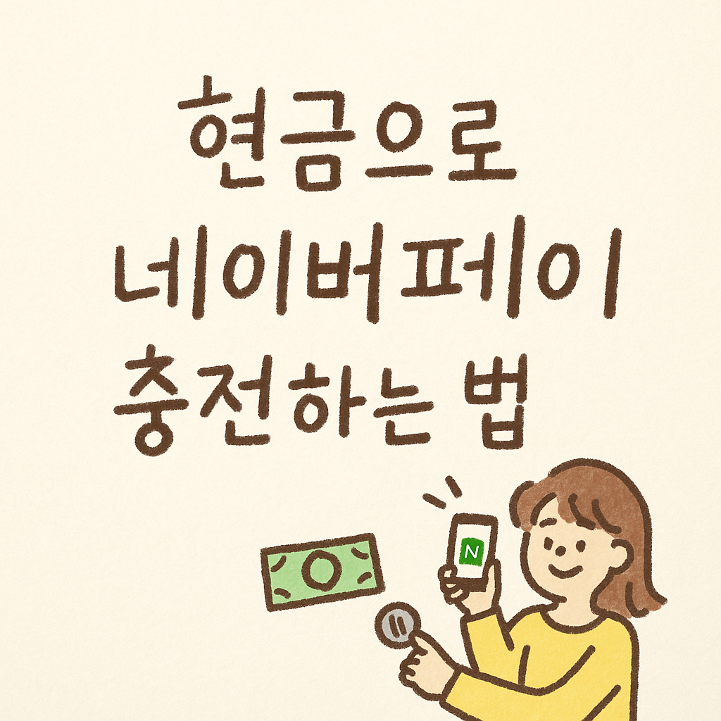 은행 없이 소액 입금! 편의점에서 네이버페이로 입금