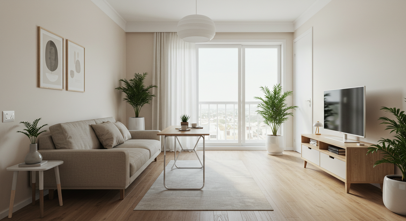 가구배치와 컬러 조합의 마법