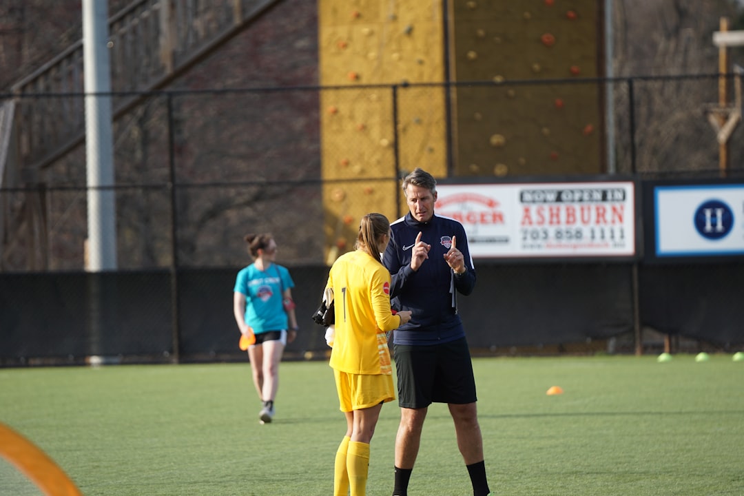 Youth soccer coaching.