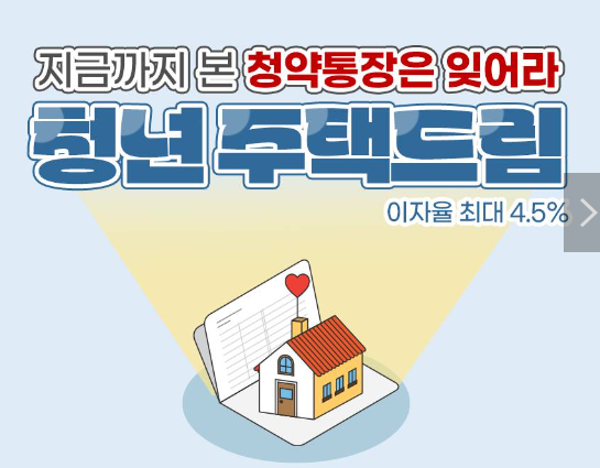 청년 주택드림 청약통장 안내 그림