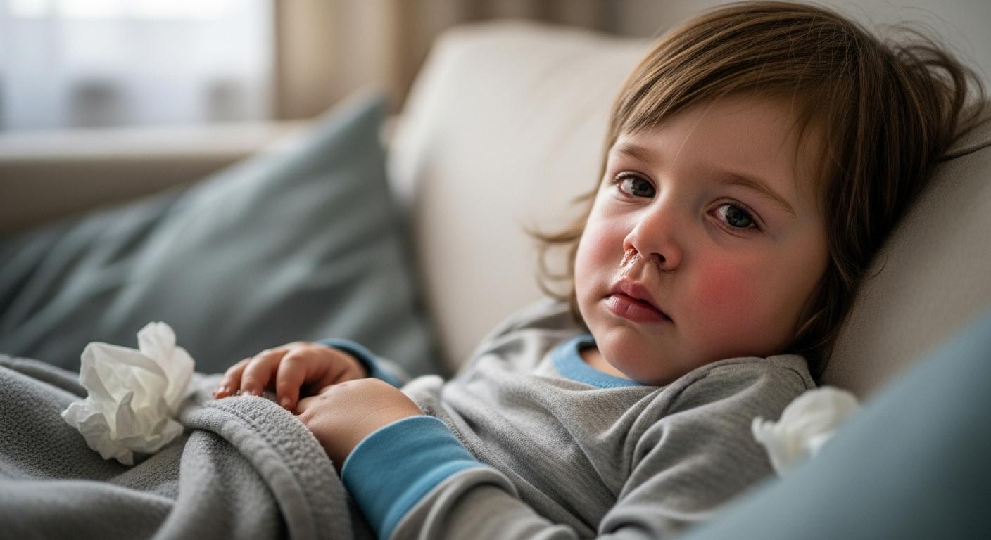 두돌아기 독감 증상