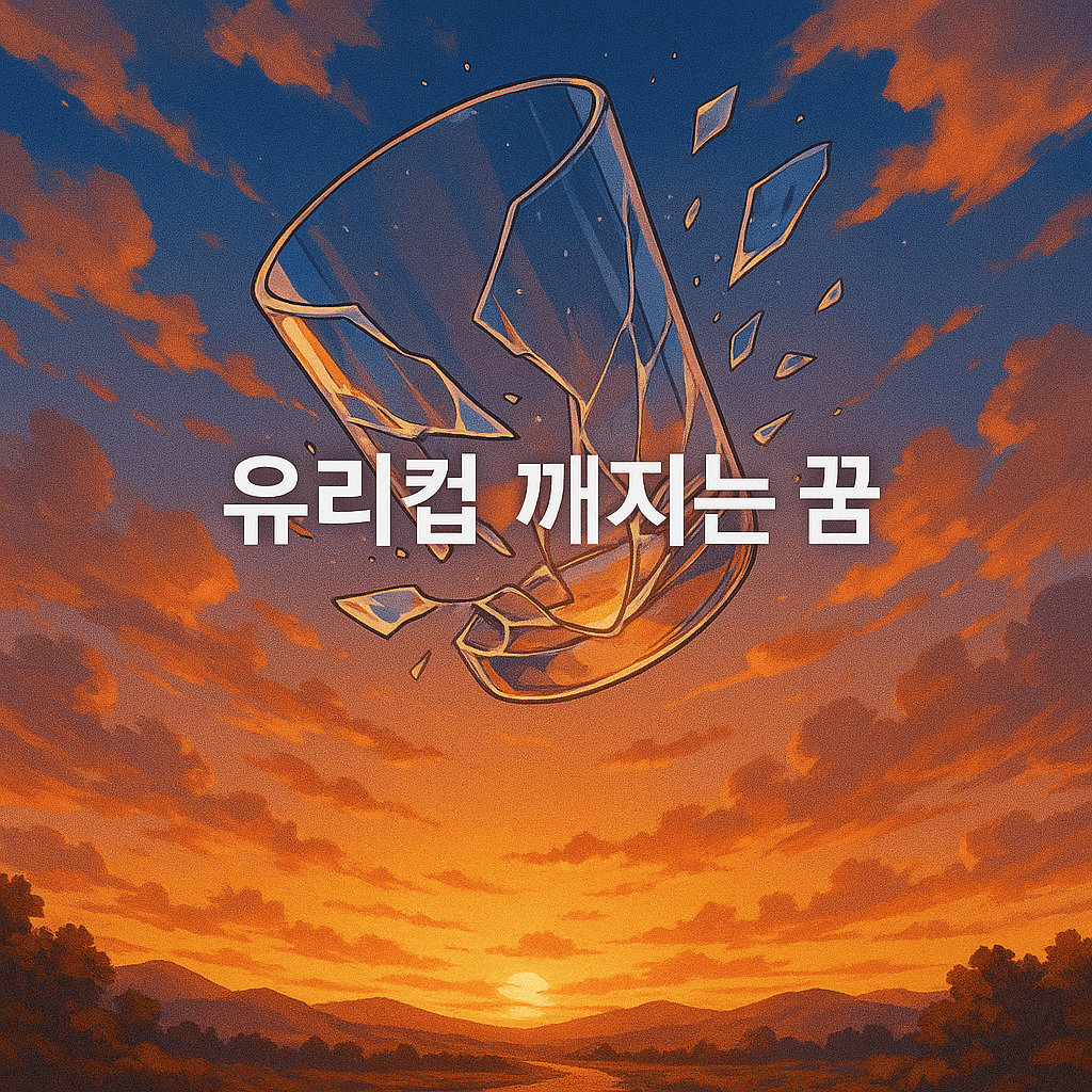 유리컵 깨지는 꿈