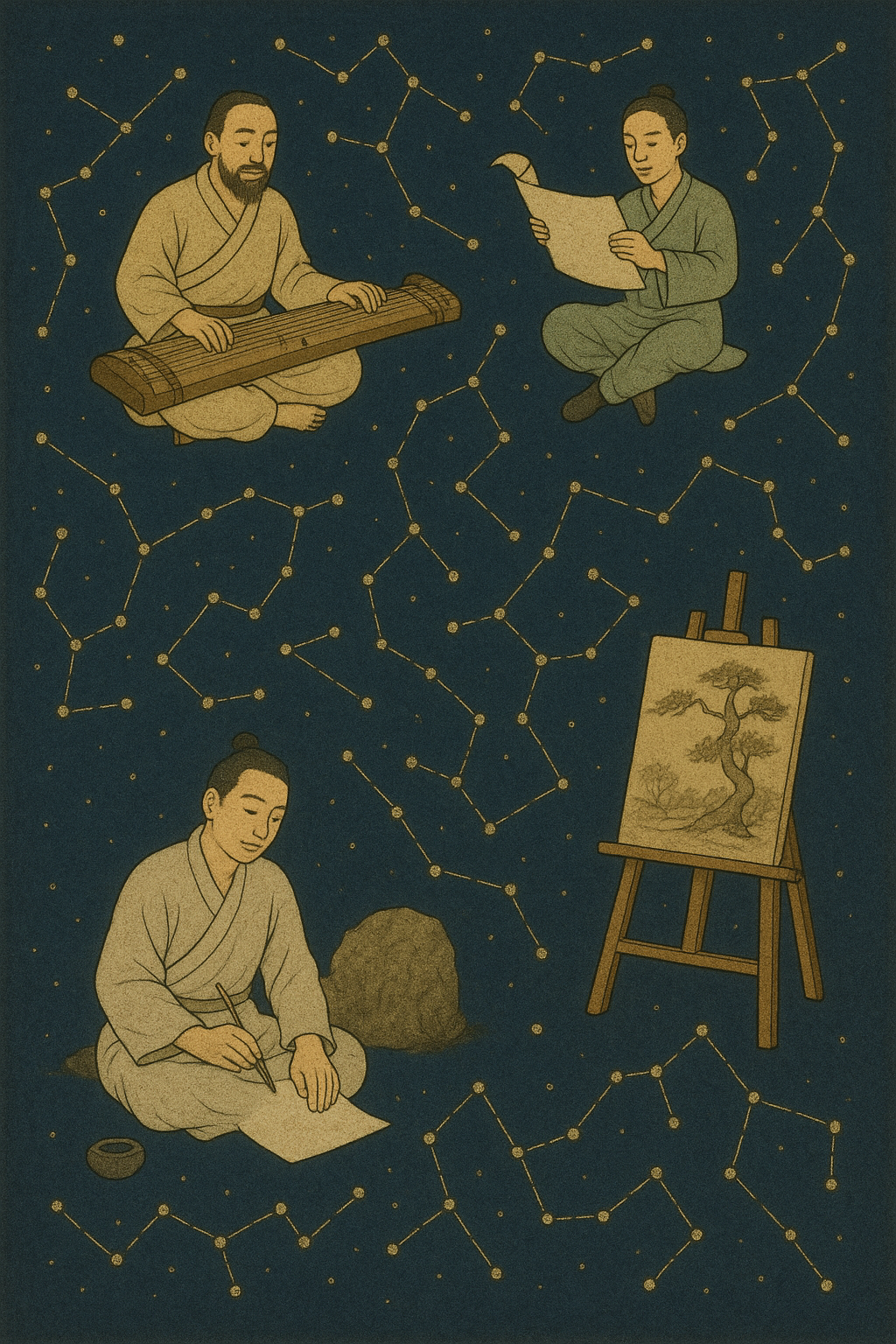 한국 별자리와 예술·문학