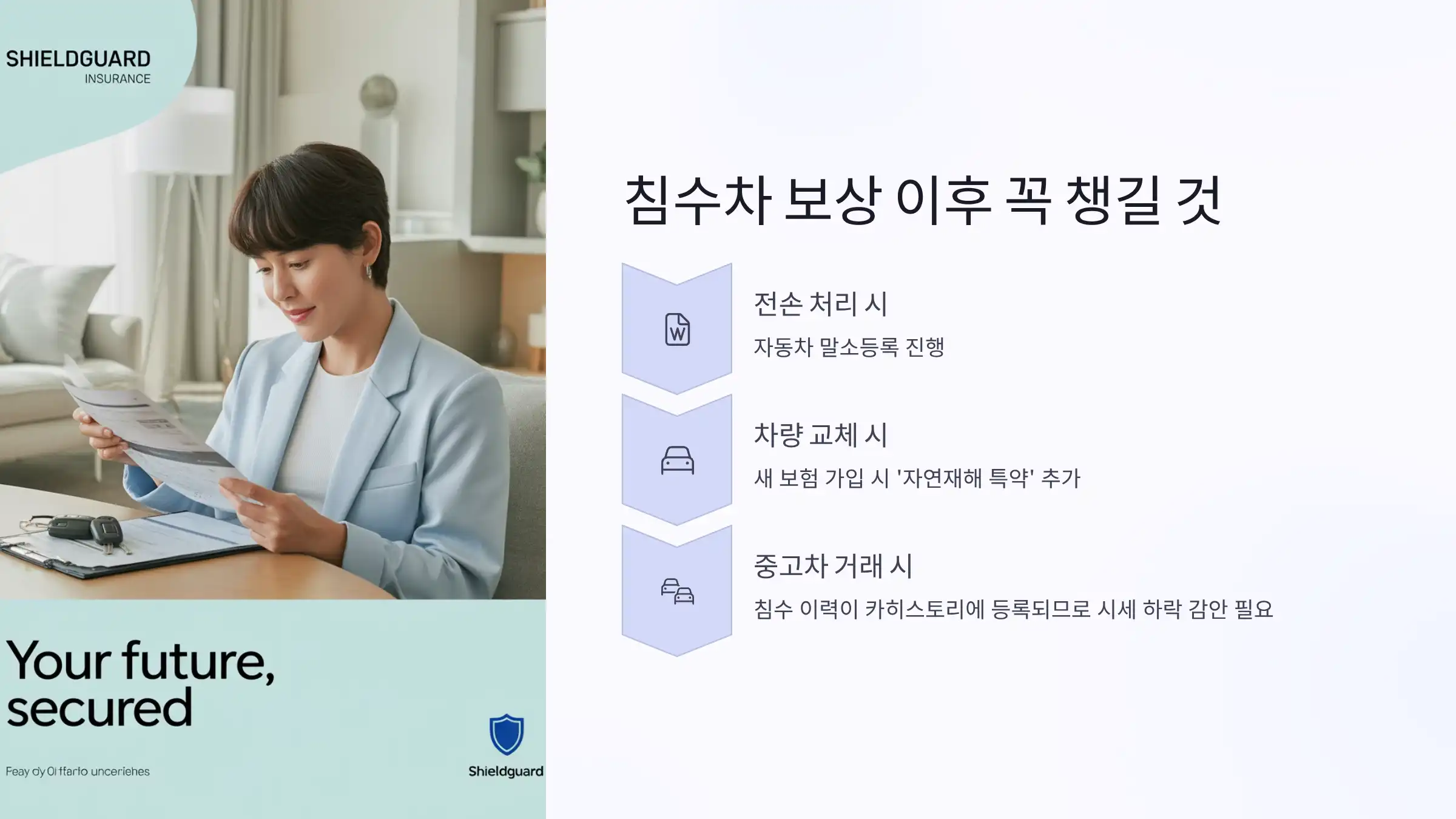 침수차 보상 이후 꼭 챙길 것