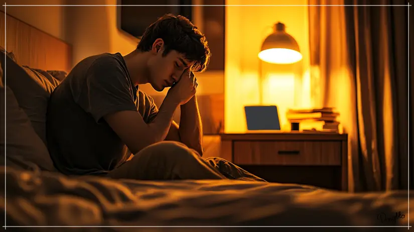 피곤함으로-인해-아르기닌-효능이-필요해-보이는-남성의-모습