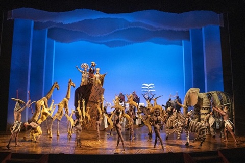 브로드웨이의 환상적인 뮤지컬 '라이언킹'