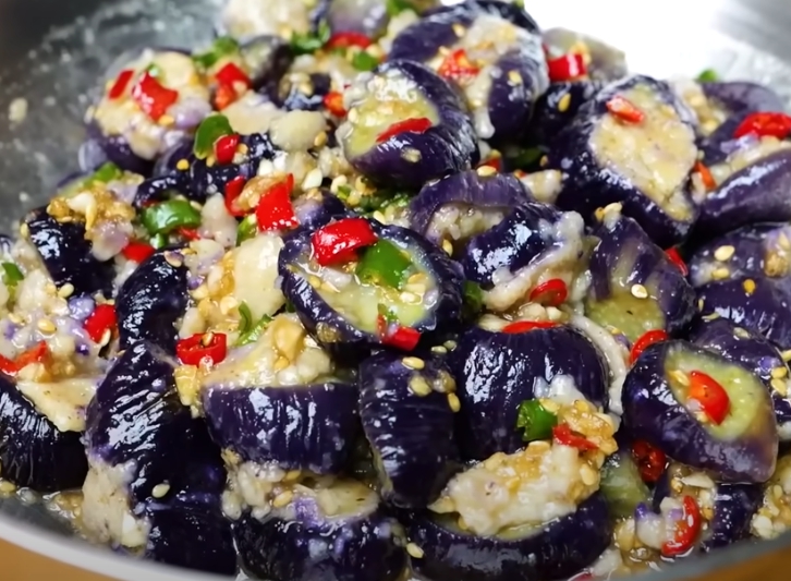 들깨 찹쌀 가지찜