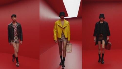 스코트(skort_shorts와 skirt를 합친말로 남성용 미니스커트라는 의미)를-선보인-프라다-2022-S/S남성복컬렉션