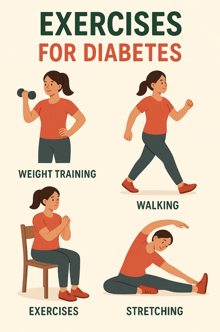 당뇨 안화를 위한 일상 운동