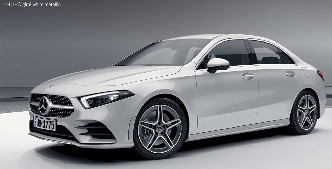 Digital white metallic(색상 코드 : 144) amg a 35 색상코드 - Digital white metallic(색상 코드 : 144)