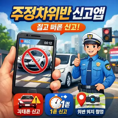 주정차위반 신고앱 사용법