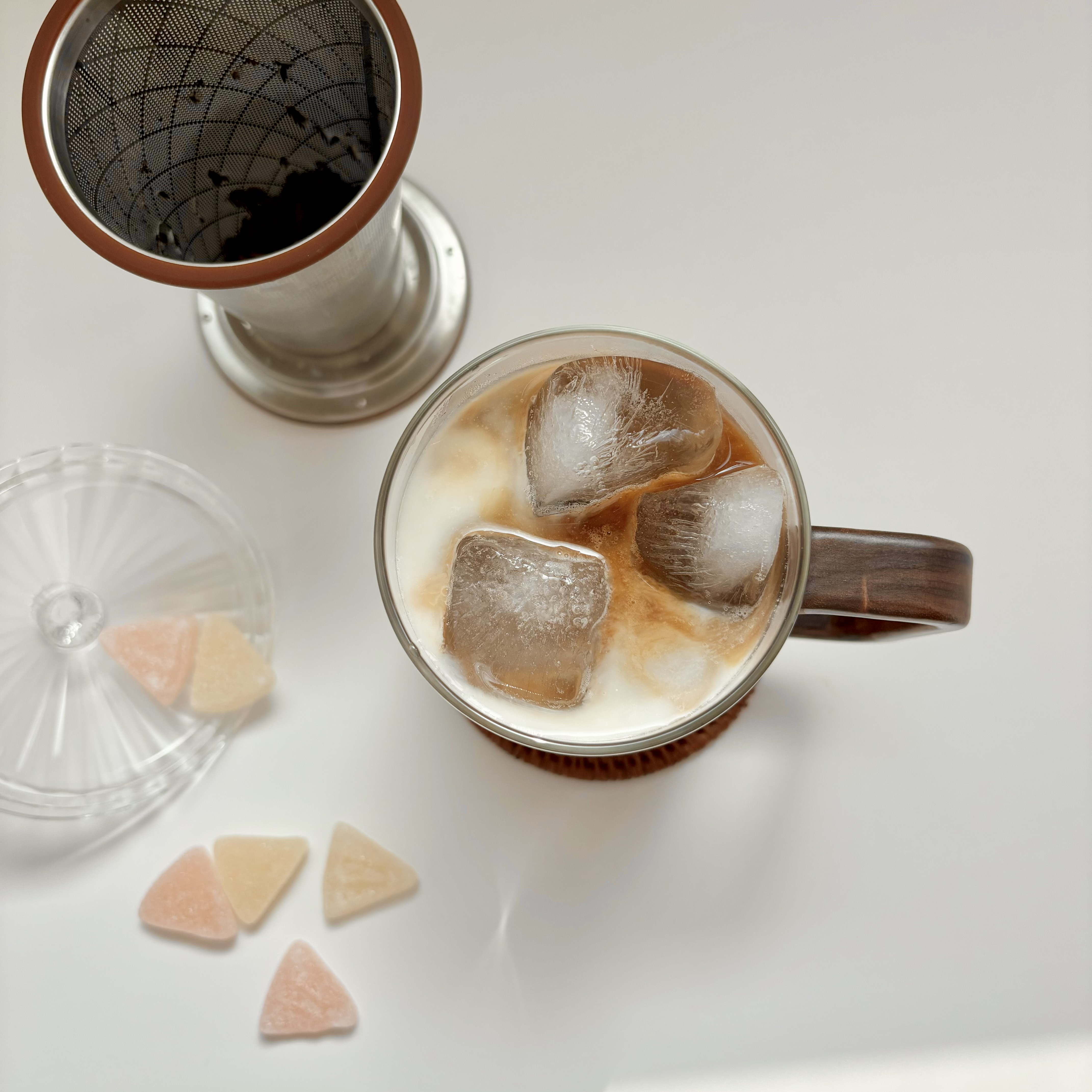 밀크티 얼그레이 바닐라 라떼