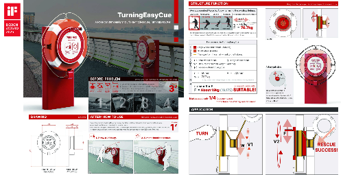 용인특례시는 자체 개발한 인명구조구명환(Turning Easy Cue) 디자인이 ‘IF 디자인 어워드 2025’ 제품디자인 콘셉트 부문 본상을 수상했다.
